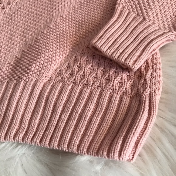 H&M Divided pink crew neck knit sweater NWOT - Picture 5 of 8